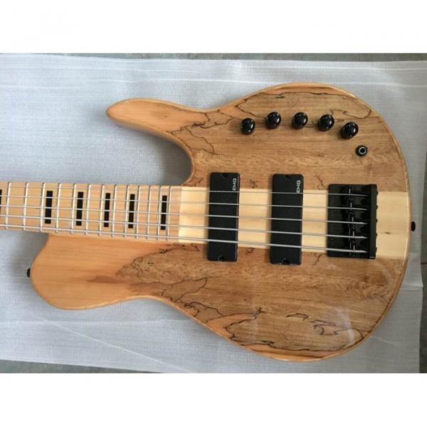 Custom Shop Fordera 5 String Spotted Maple Top Active Pickups Bass #2 image