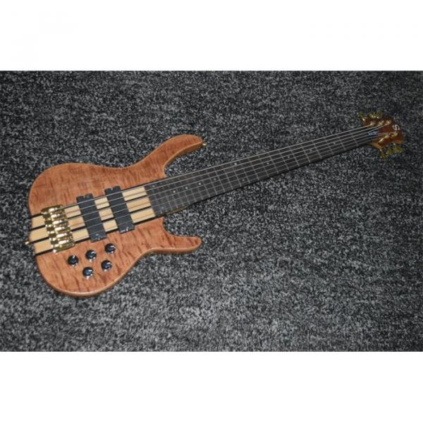 Custom Shop 6 String Natural Maple Top Ken Smith Electric Bass #1 image