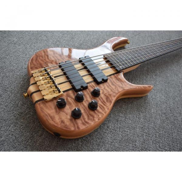 Custom Shop 6 String Natural Maple Top Ken Smith Bass #1 image