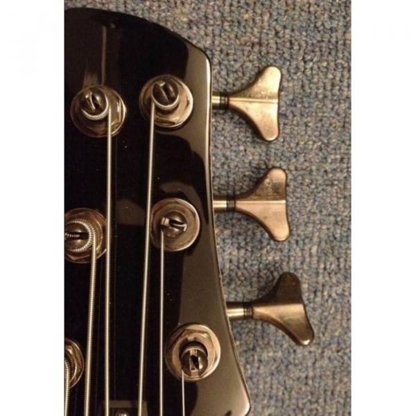 Custom Shop 6 String Burgundy Electric Bass #4 image