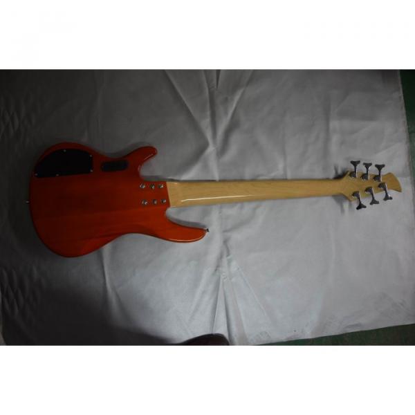 Custom Shop 6 String Orange Quilted Maple Top Yamaha Bass #3 image