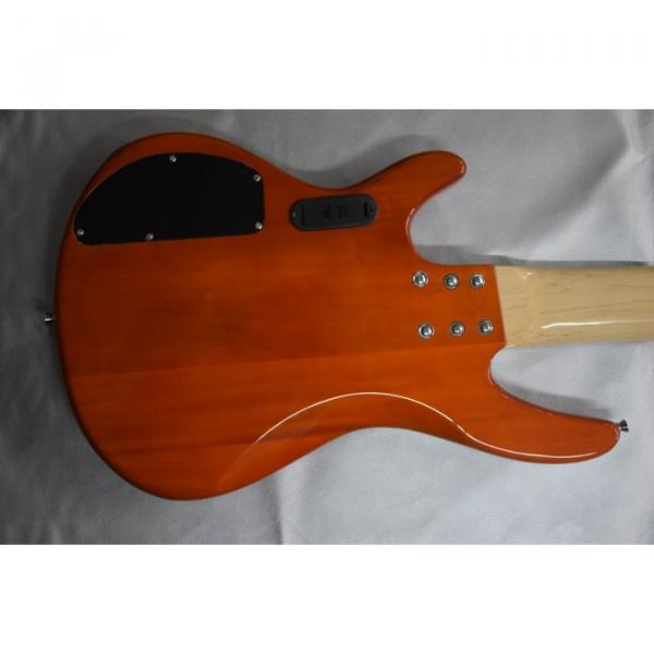 Custom Shop 6 String Orange Quilted Maple Top Yamaha Bass #5 image