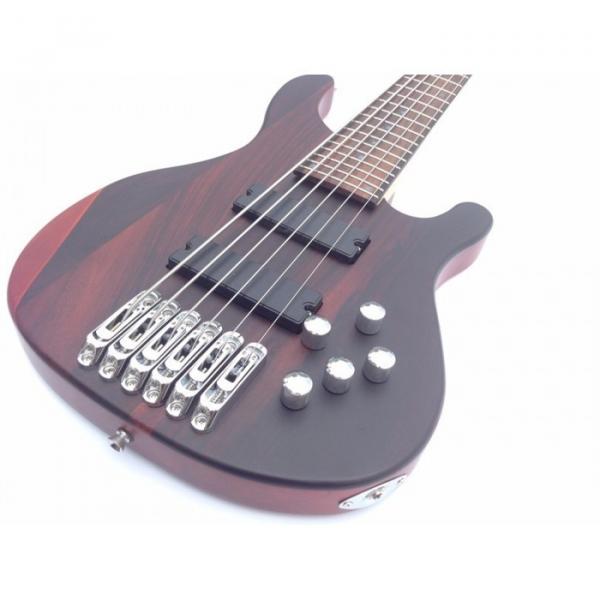 Custom Shop 6 String Bass Natural Finish Brown Chrome Hardware Strinberg #5 image