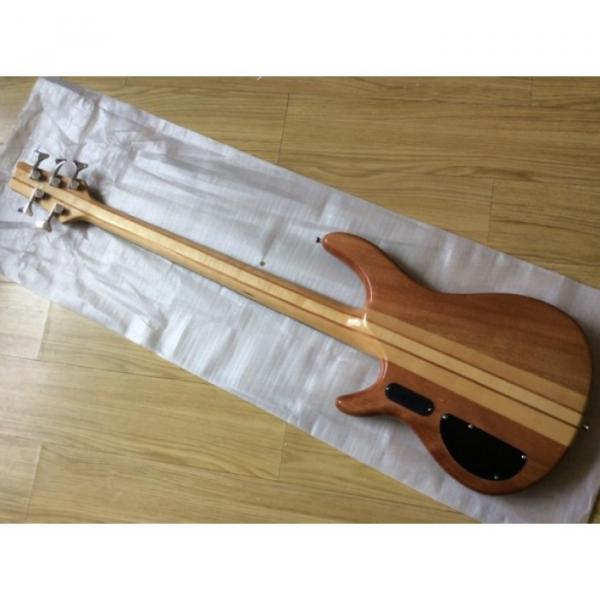 Custom Shop 5 String Bass One Piece Set Neck Brown Maple Body #2 image