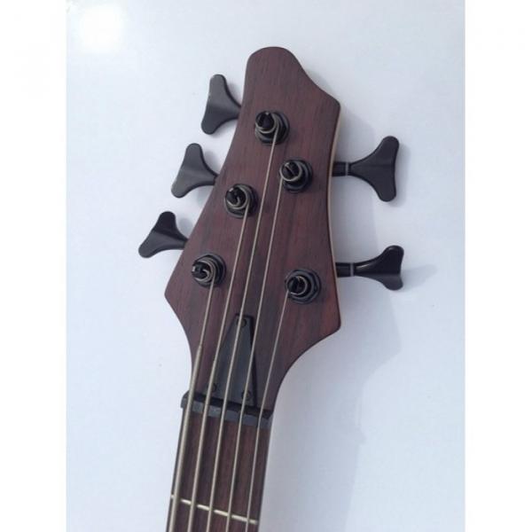 Custom Shop 5 String Bass Natural Brown Black Hardware Strinberg #2 image