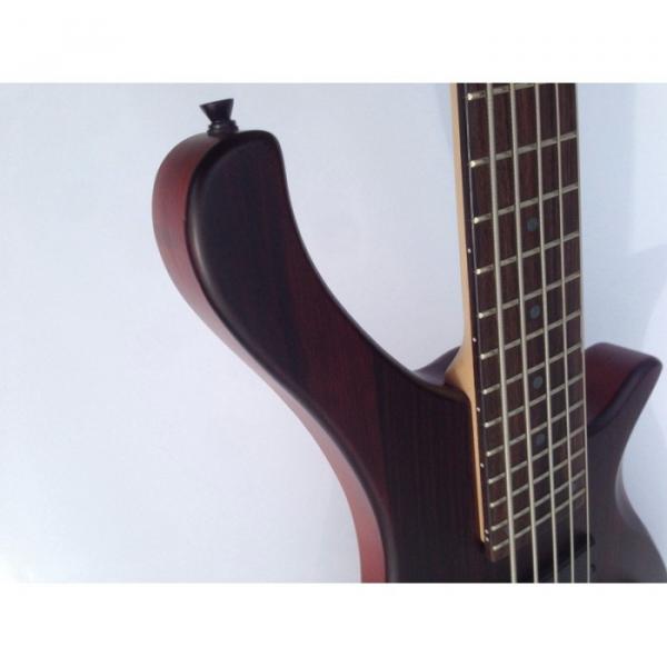 Custom Shop 5 String Bass Natural Brown Black Hardware Strinberg #5 image