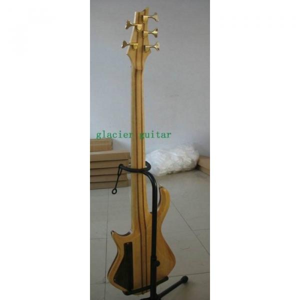 Custom Shop 5 Strings Natural Wood Neck Through Body Bass #2 image
