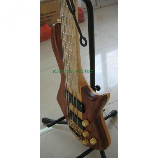 Custom Shop 5 Strings Natural Wood Neck Through Body Bass #3 image