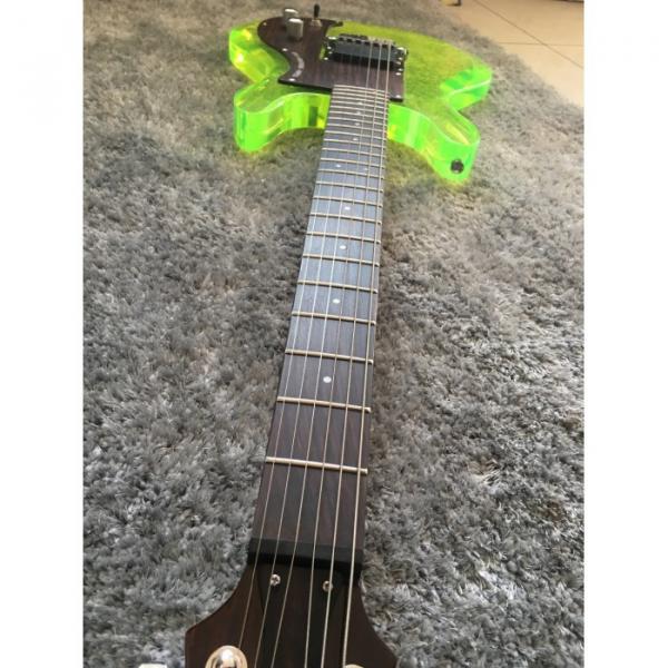 Custom Shop 4 String Ampeg Green Acrylic Dan Armstrong Bass #4 image