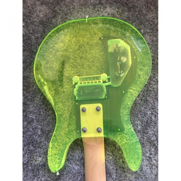 Custom Shop 4 String Ampeg Green Acrylic Dan Armstrong Bass #5 image