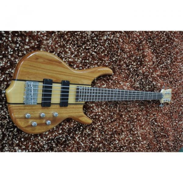 Custom Shop 5 String Natural Smith Electric Bass Bolt On #1 image