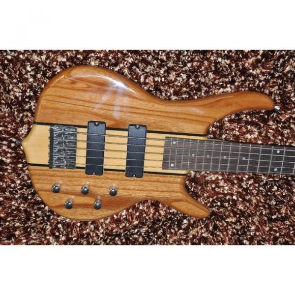 Custom Shop 5 String Natural Smith Electric Bass Bolt On #4 image