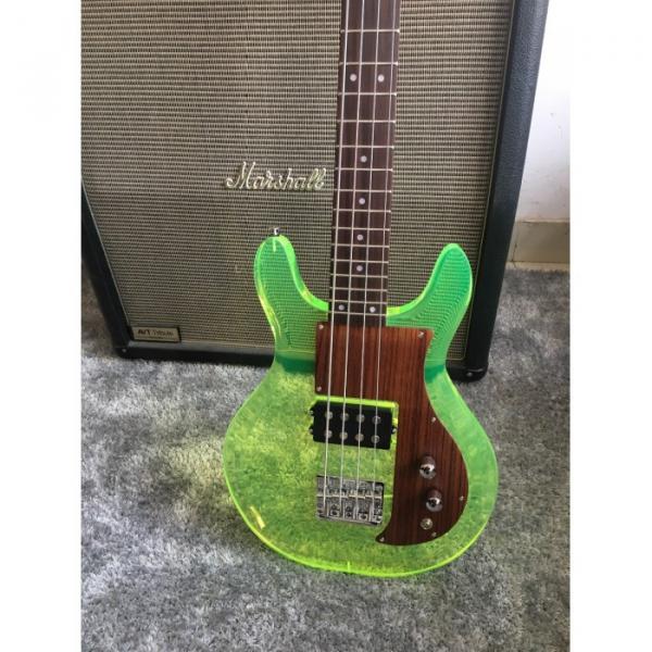 Custom Shop 4 String Ampeg Acrylic Dan Armstrong Green Bass #1 image