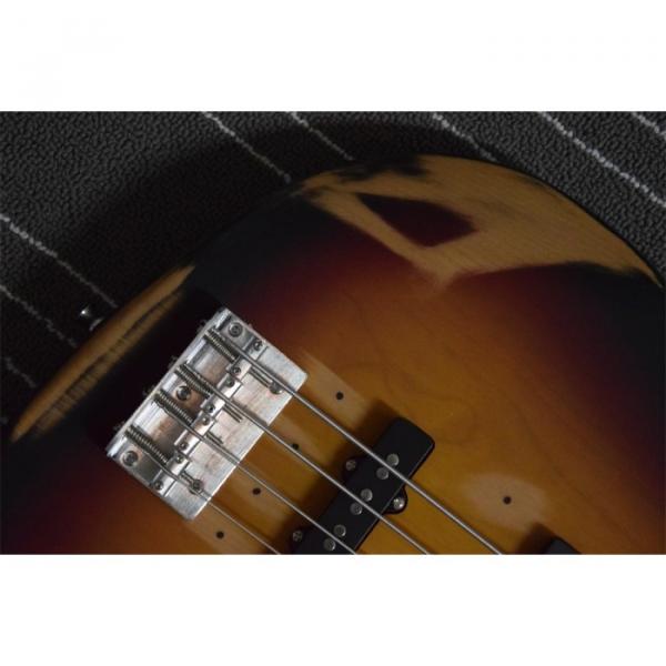 Custom Built Vintage Relic Matte 4 String Jazz Bass #4 image