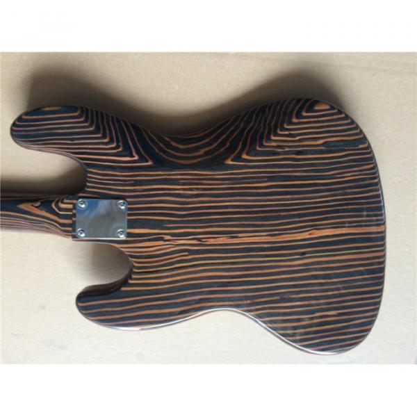 Custom Fender Zebra Wood Geddy Lee Jazz Bass 4 String #2 image