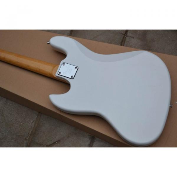 Custom Fender Pearl White Jazz Bass Guitar #3 image