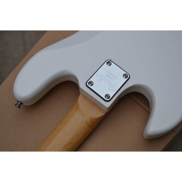 Custom Fender Pearl White Jazz Bass Guitar #4 image
