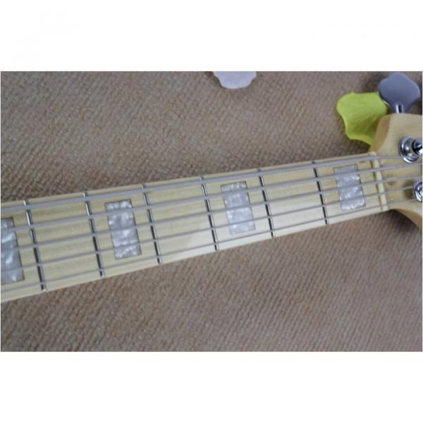 Custom Fender Ash Wood Blue Geddy Lee Jazz Bass Guitar #5 image