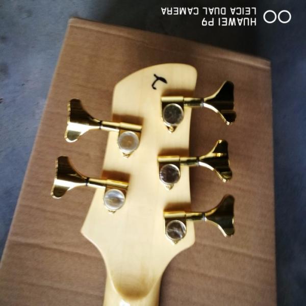 Custom Built Butterfly Fodera 5 Strings Bass Zebra Finish #5 image