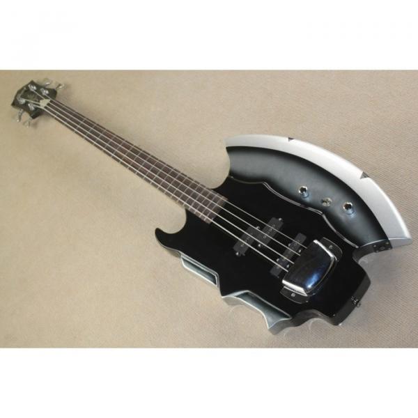 Custom Cort Axe Black Gene Simmons 4 String Bass #1 image