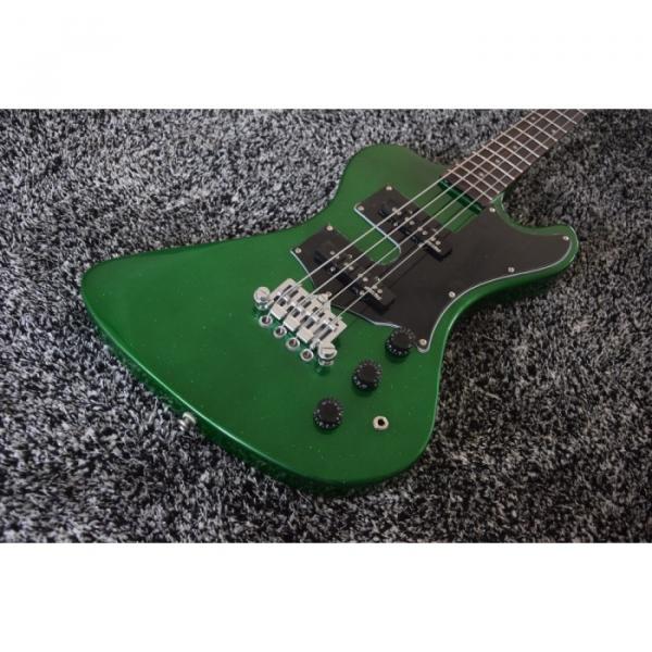 Custom Build Thunderbird Krist Novoselic 4 String Bass Metallic Green #1 image