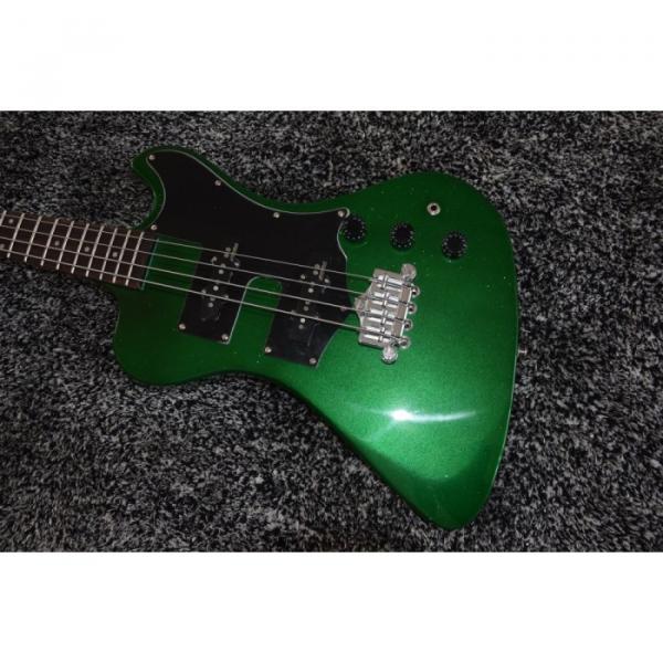Custom Build Thunderbird Krist Novoselic 4 String Bass Metallic Green #2 image