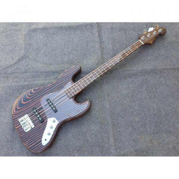 Custom Build Fender Zebra Wood Geddy Lee Jazz Bass 4 String #1 image