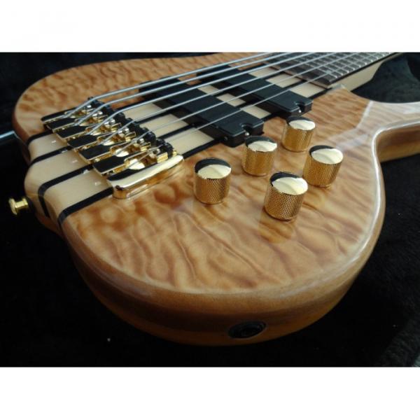 Custom Build 6 String Quilted Maple Top Ken Smith Bass #2 image