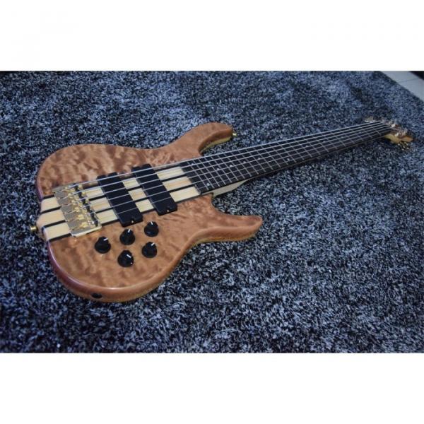 Custom Build 6 String Natural Maple Top Ken Smith Bass #1 image