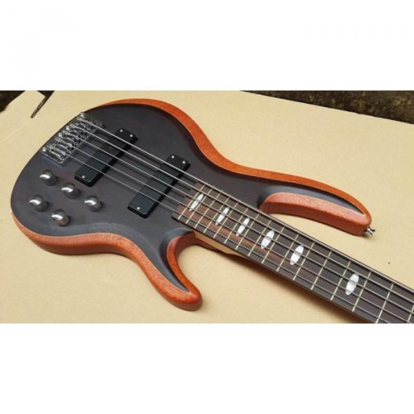 Custom Active Pickup 4 String Bass Guitar Blue Finish Wilkinson Pickups #1 image
