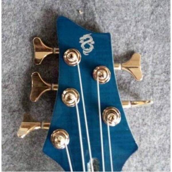 Custom 6 String Active Pickups Led Bass Guitar #5 image