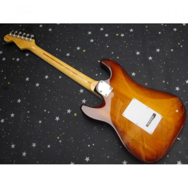 Tobacco Fender Stratocaster Floyd Rose Tremolo Electric Guitar #2 image
