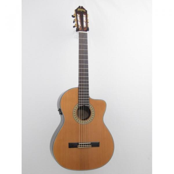 Washburn C104SCE Solid Top Classical Acoustic Electric Guitar #1 image