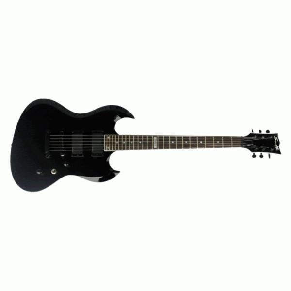 The Top Guitars Brand Black SVB 40 Design Electric Guitar #1 image
