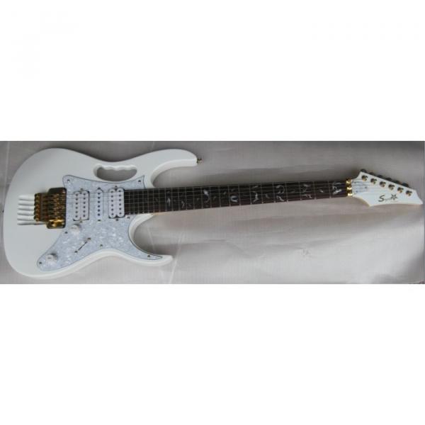 Super SZ 7V White Electric Guitar #1 image