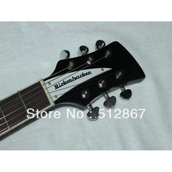 Rickenbacker Custom 381 Model Black Electric Guitar #4 image