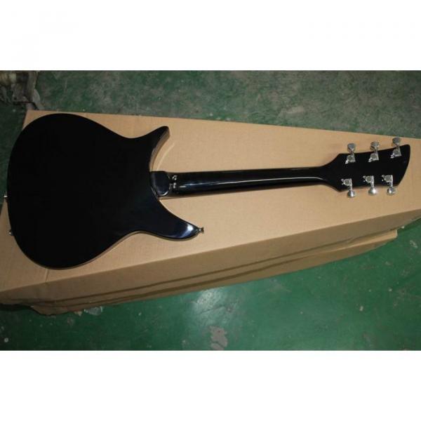 Rickenbacker 381 Black 3 Pickups Electric Guitar #2 image