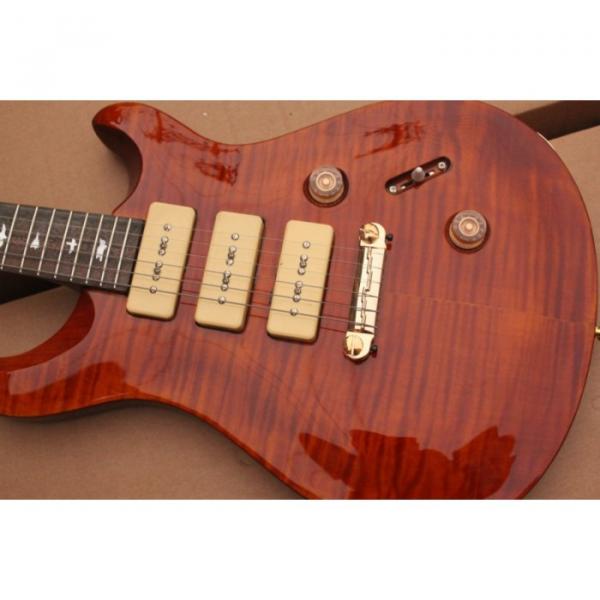 PRS Custom P90 3Pickups Brown Electric Guitar #2 image