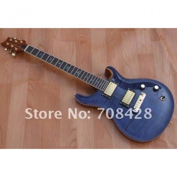 PRS Wave Blue Electric Guitar Gold Hardware #5 image