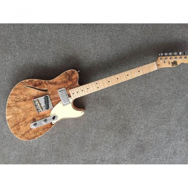 Project Paul McSherry Premium Burl Top Electric Guitar with Custom Logo #1 image