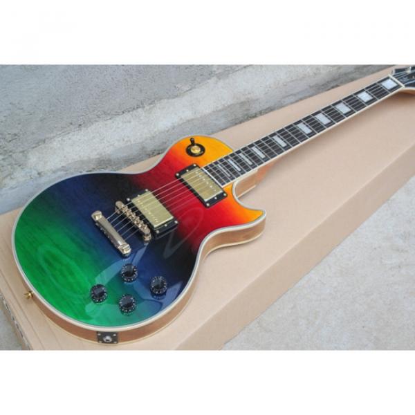 Project Al Di Meola Prism AAA Flame Maple Top Electric Guitar #5 image