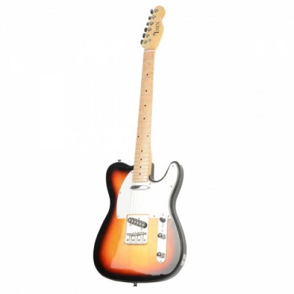 Professional Electric Guitar Sunset with Amplifier Bag Strap Tool Pick #5 image