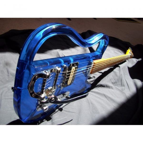 Phantom Blue Tremolo Logical Electric Guitar #1 image