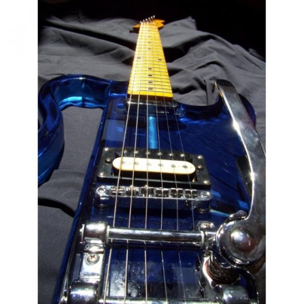 Phantom Blue Tremolo Logical Electric Guitar #5 image