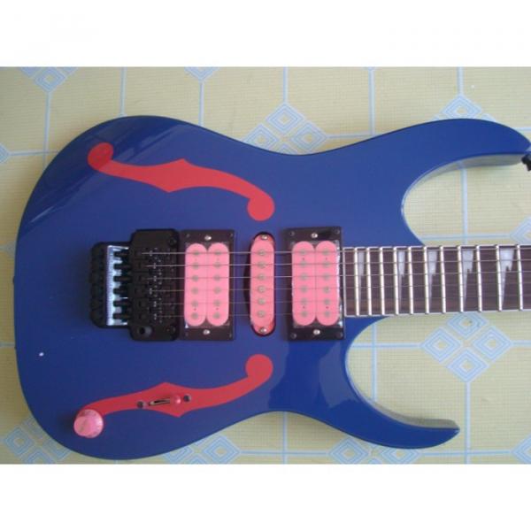 Paul Gilbert Ibanez Jem 7 Vai Blue Electric Guitar #1 image