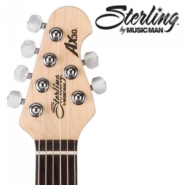 New Sterling Model AX30D-CRB Quilt Maple Cherry Burst Electric Guitar w/Dimarzio #4 image