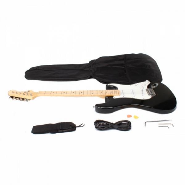 Maple Fingerboard Electric Guitar with Amp Turner Bag &amp; Accessories Monochrome #5 image