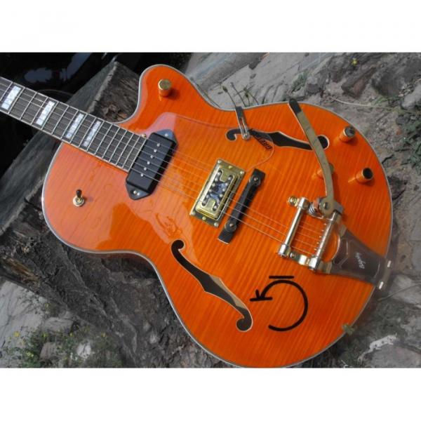 Nashville Gretsch Orange Falcon Electric Guitar #1 image