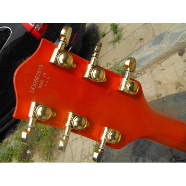 Nashville Gretsch Orange Falcon Electric Guitar #3 image