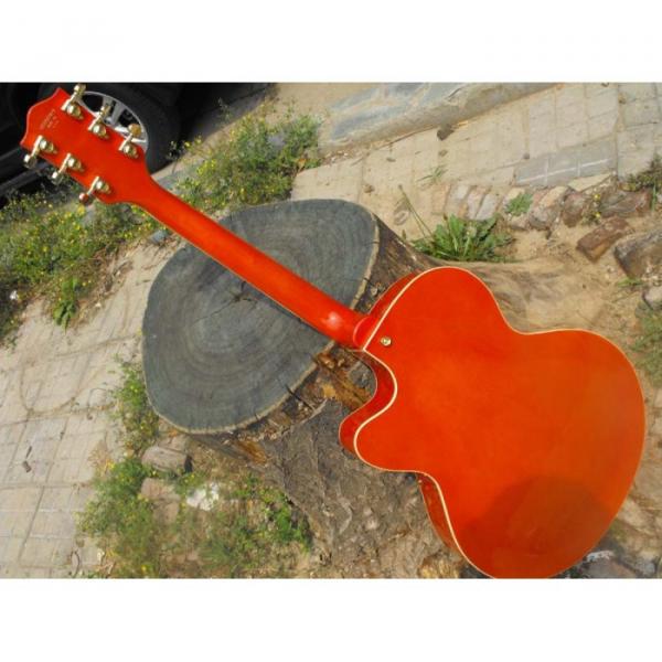 Nashville Gretsch Orange Falcon Electric Guitar #4 image
